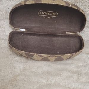 Coach eyeglass case